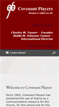 Mobile Screenshot of covenantplayers.org