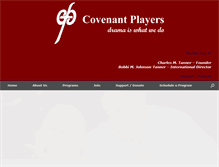 Tablet Screenshot of covenantplayers.org